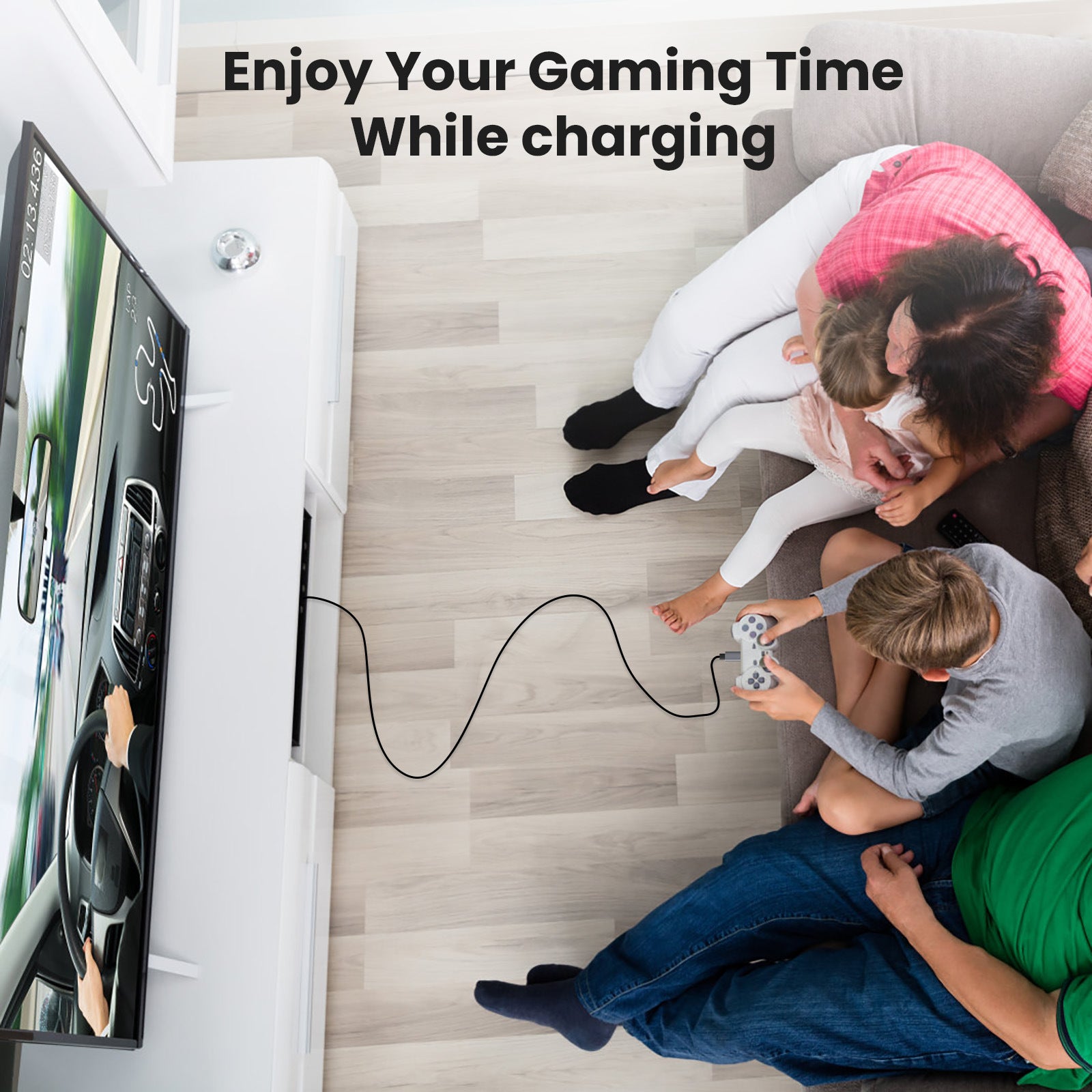 Mini 5Pin USB Cable, USB 2.0 Type A Male to Mini B Data Sync Charging Cable