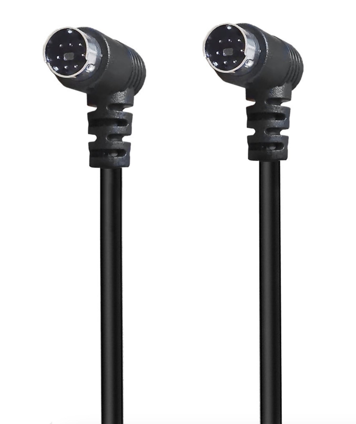 7-pin Mini DIN L-shaped S-Video cable