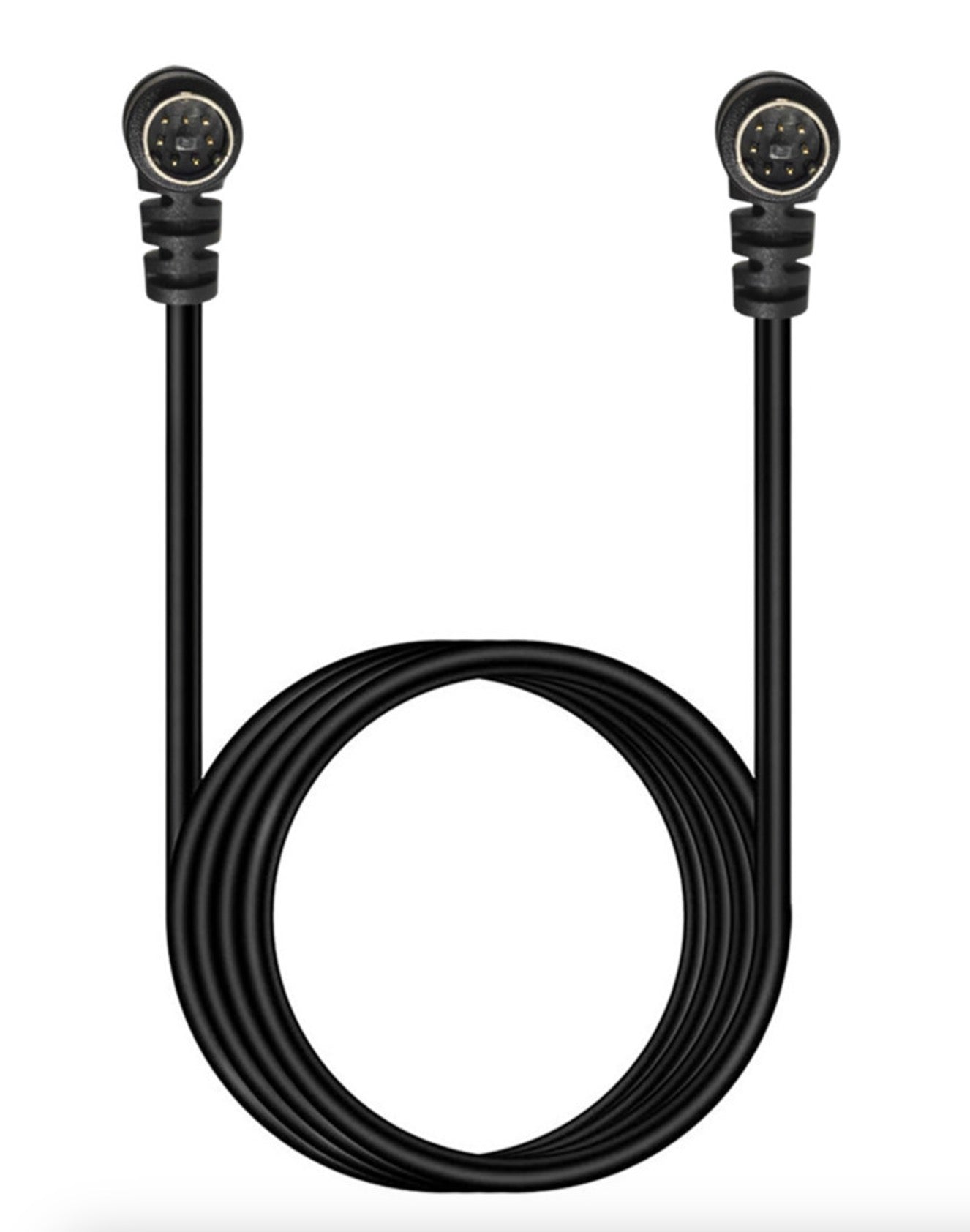 Mini DIN 7-pin male to male audio video cable