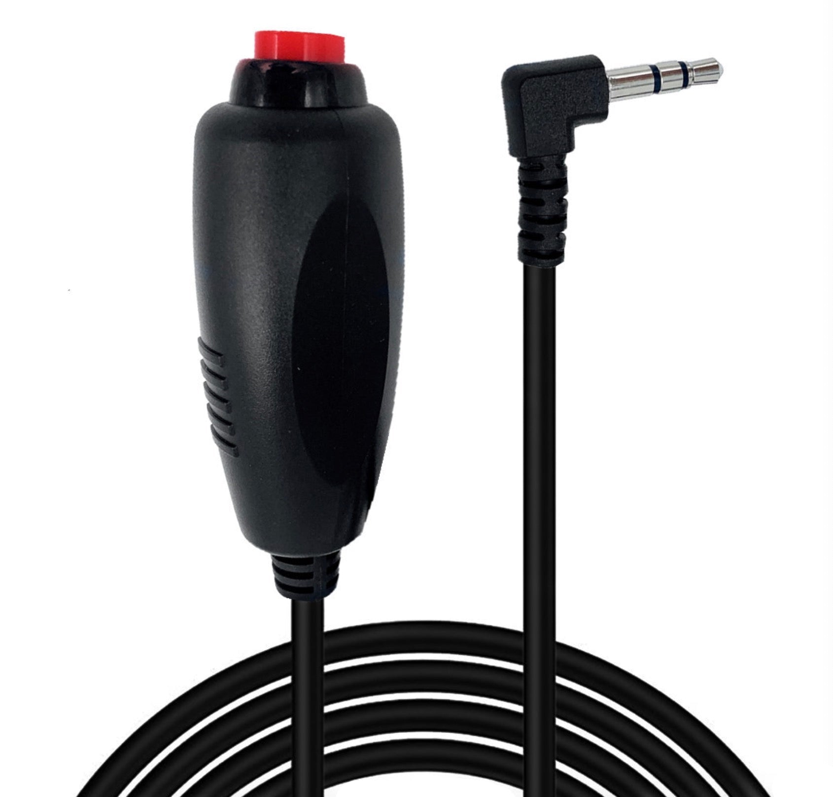 Nurse call push button cable with 3.5mm 1/8 inch phone plug for nurse station systems