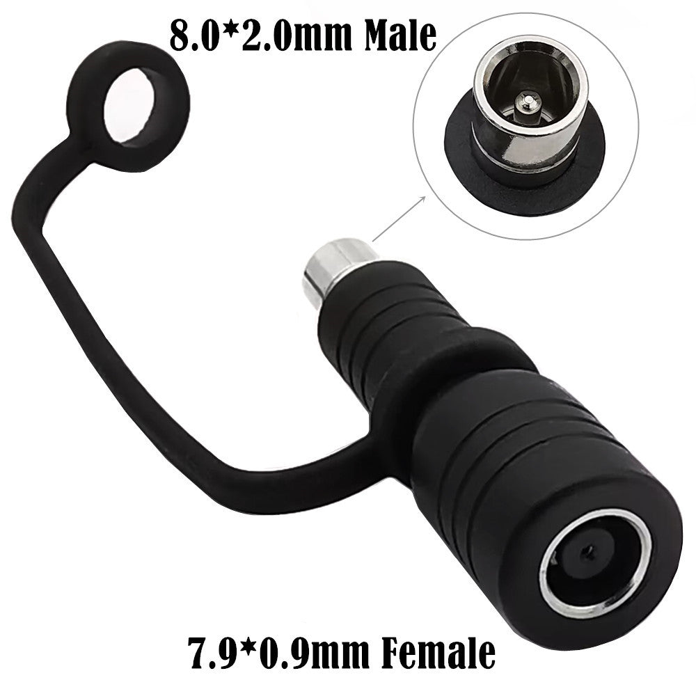 DC7909 Female to DC8020 Male Adapter for Charge Solar Panel Portable Power Station