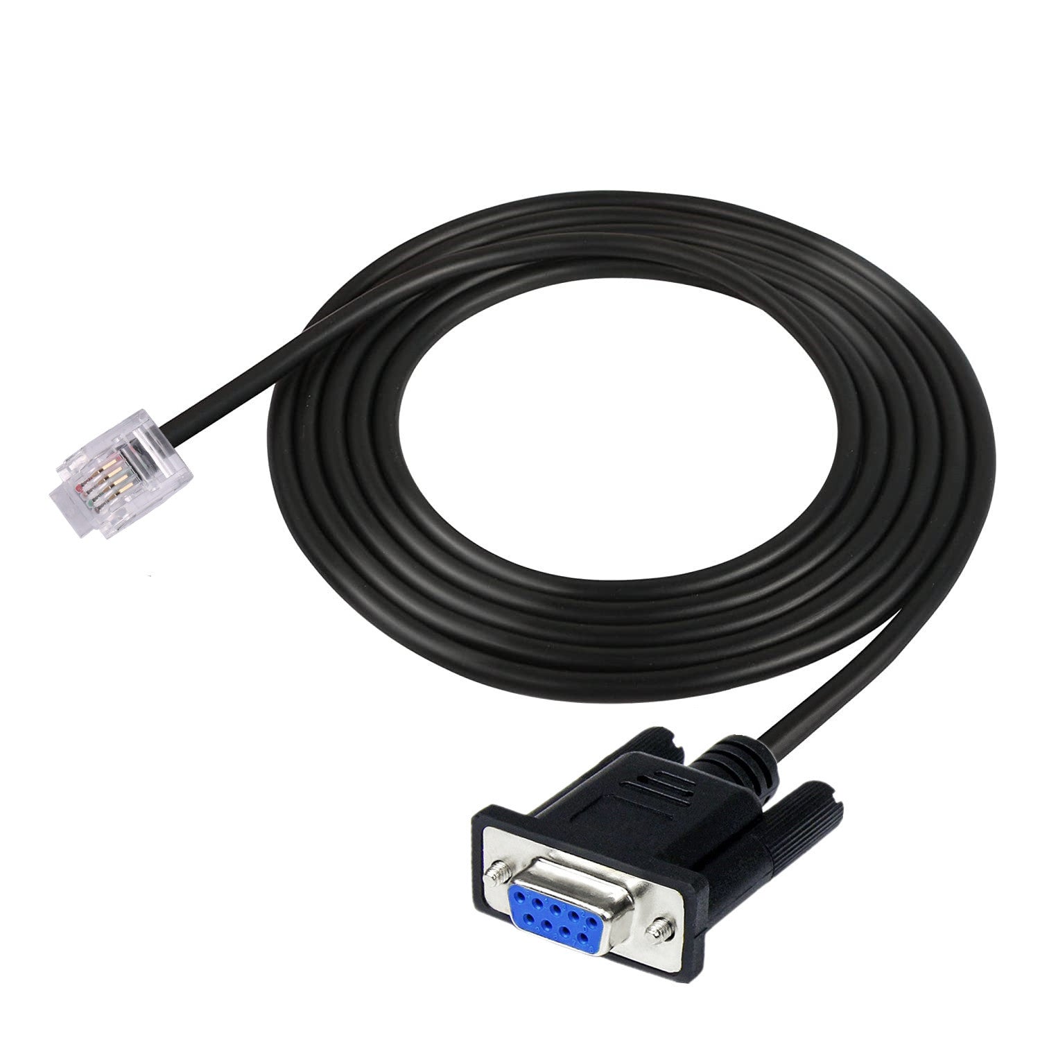 DB9 RS232 to RJ11 6P4C Serial Console Cable for APC AP7800 AP7900 RS232 940-0144A