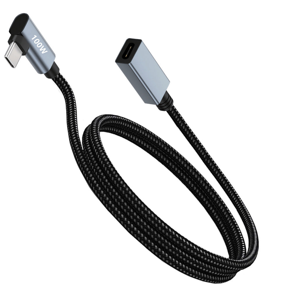 USB C Male to Female PD100W Extension Cable 20V 5A
