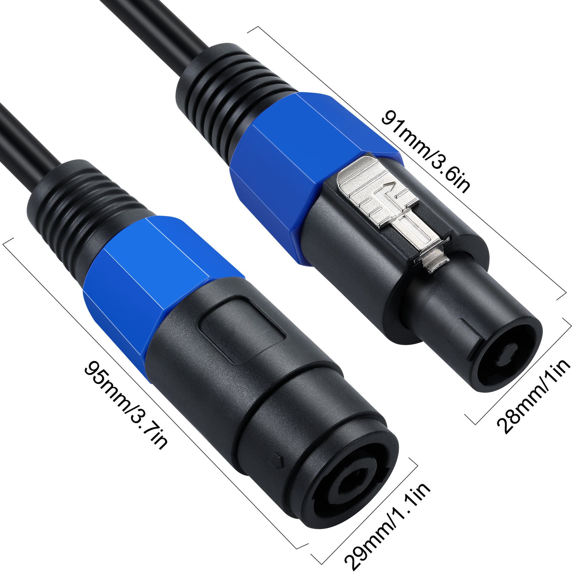 Speaker Cable Male to Female Audio Extension Cord