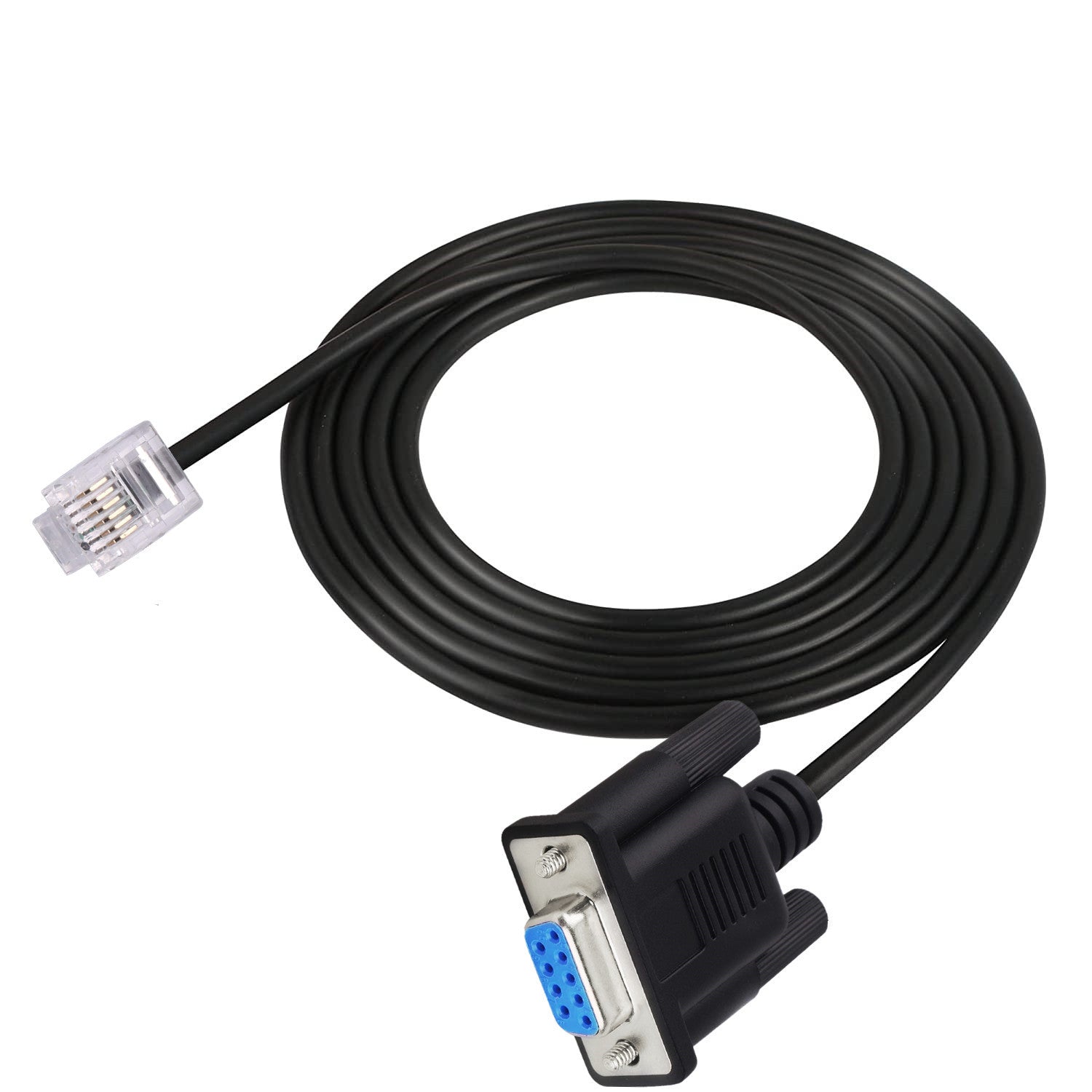 DB9 to RJ11 RJ12 6P6C Lan Network Serial Console Cable