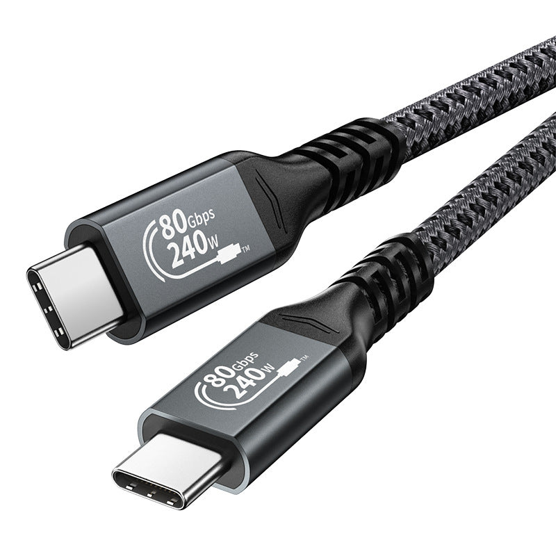 USB-C to USB-C Charging Cable, 240W with E-Mark Chip | USB4 Data Transfer, Thunderbolt 3/4 Compatible