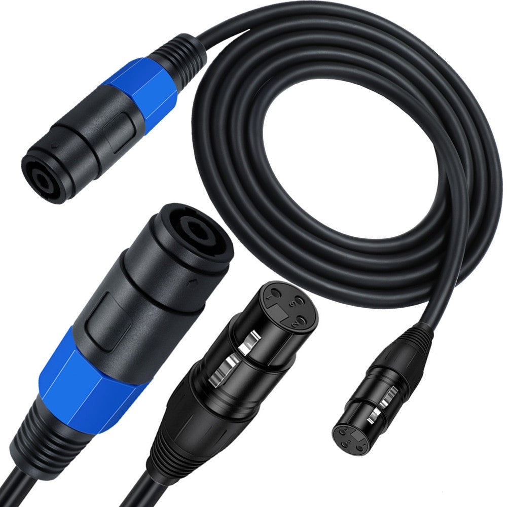 Speaker Cable Female to XLR 3Pin Female Audio Connector 1.8m