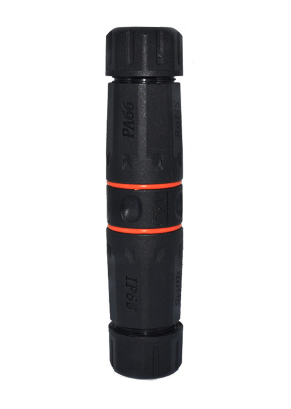 RJ45 IP68 waterproof STP double head Ethernet connector for Cat5 Cat5e Cat6 outdoor LAN applications