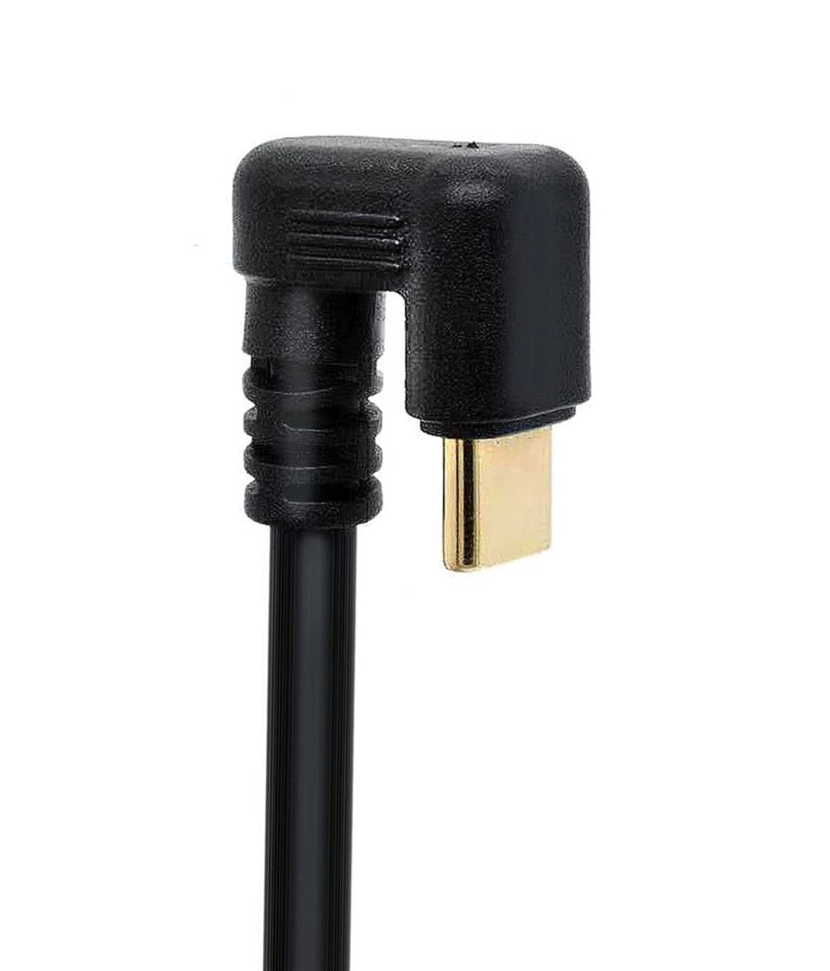 Coiled USB-C to USB-C fast charging cable with 4K video support