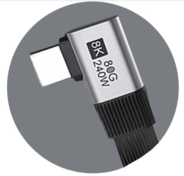 USB adapter with specifications on a gray background