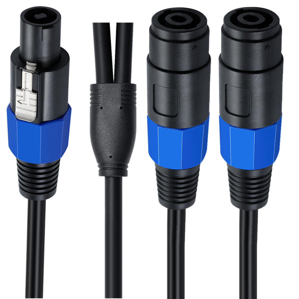 Speaker Male to Dual Female Break Out Cable 0.5m