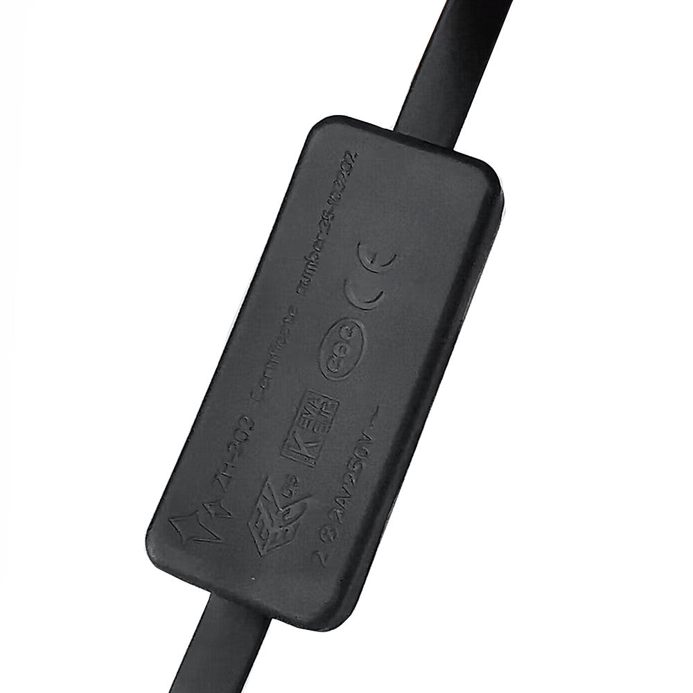 OBD II OBD2 16Pin 1 Male to 2 Female Extension Cable With Power Switch 0.5m