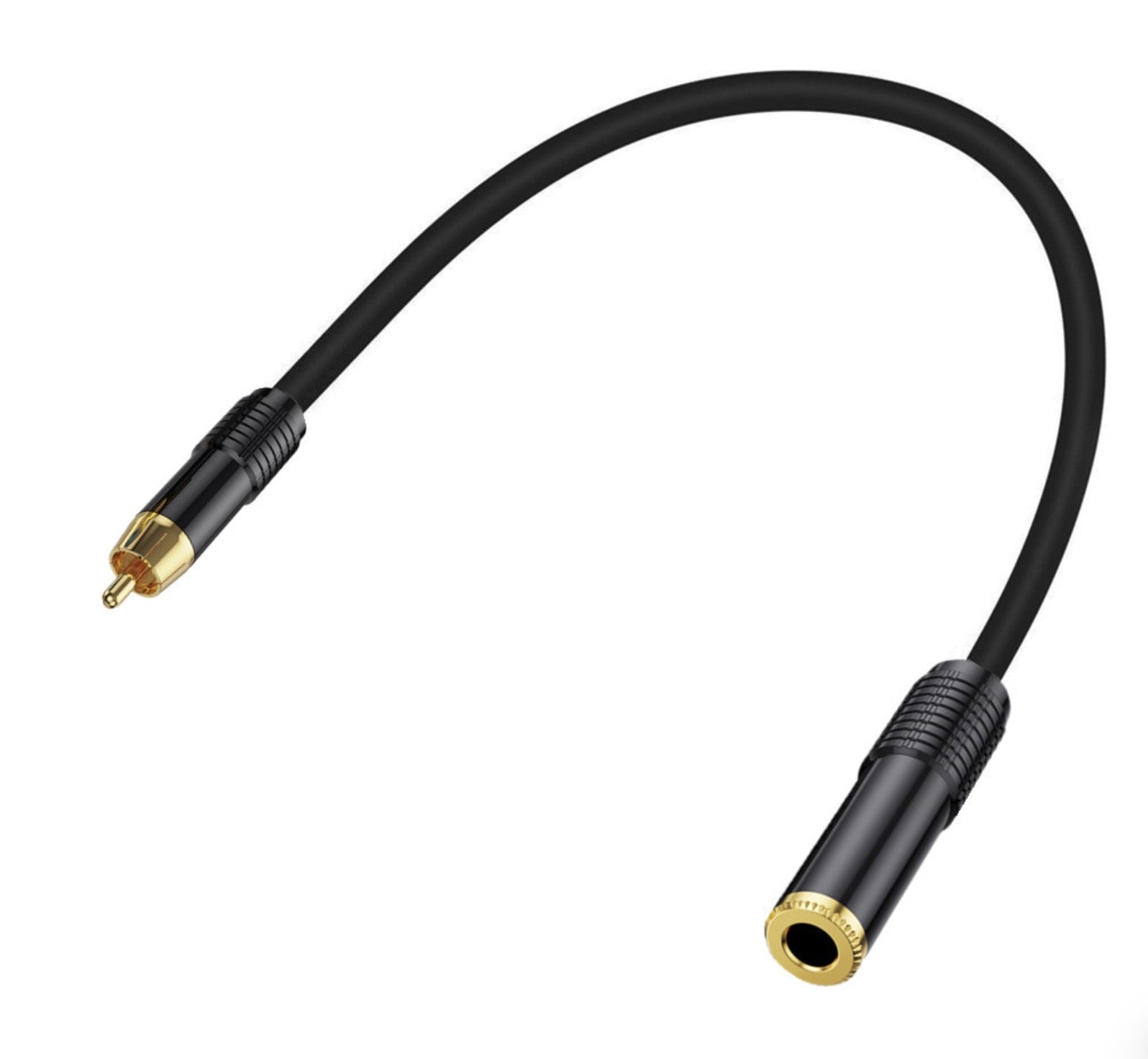 6.35mm TS female to RCA male mono audio cable