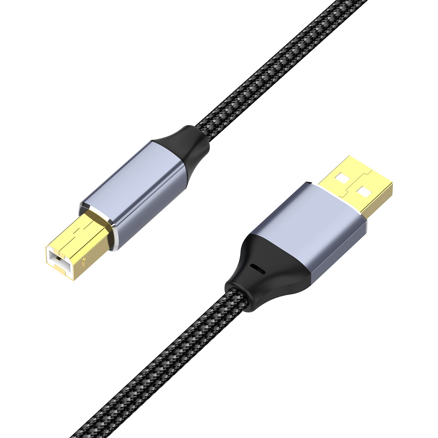 USB A to B Printer Cable, USB 2.0 Type A to USB Type B Male Connector