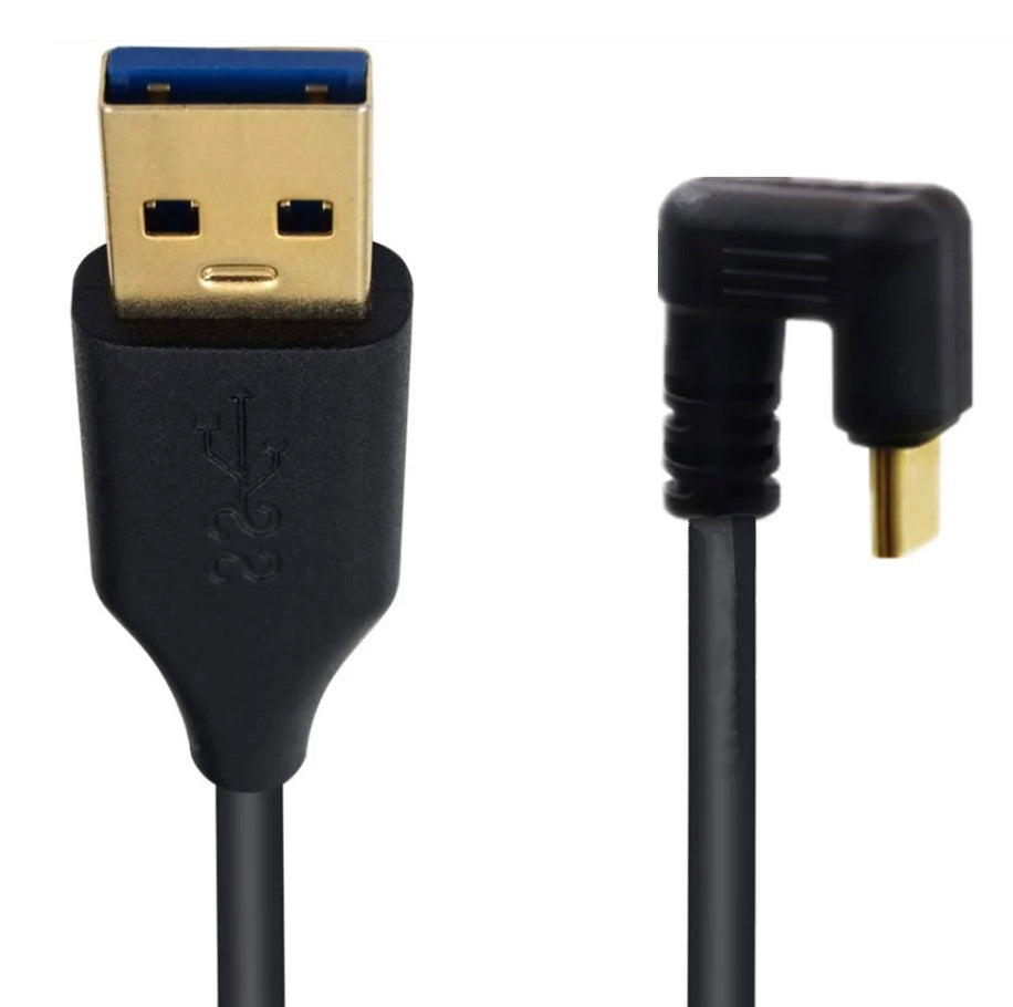 USB 3.0 Type-A to USB-C U-shaped sync and charging cable