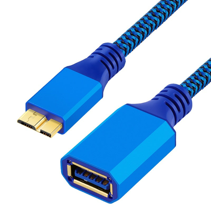 USB-C to USB-A female adapter cable USB 3.0 braided 0.5m