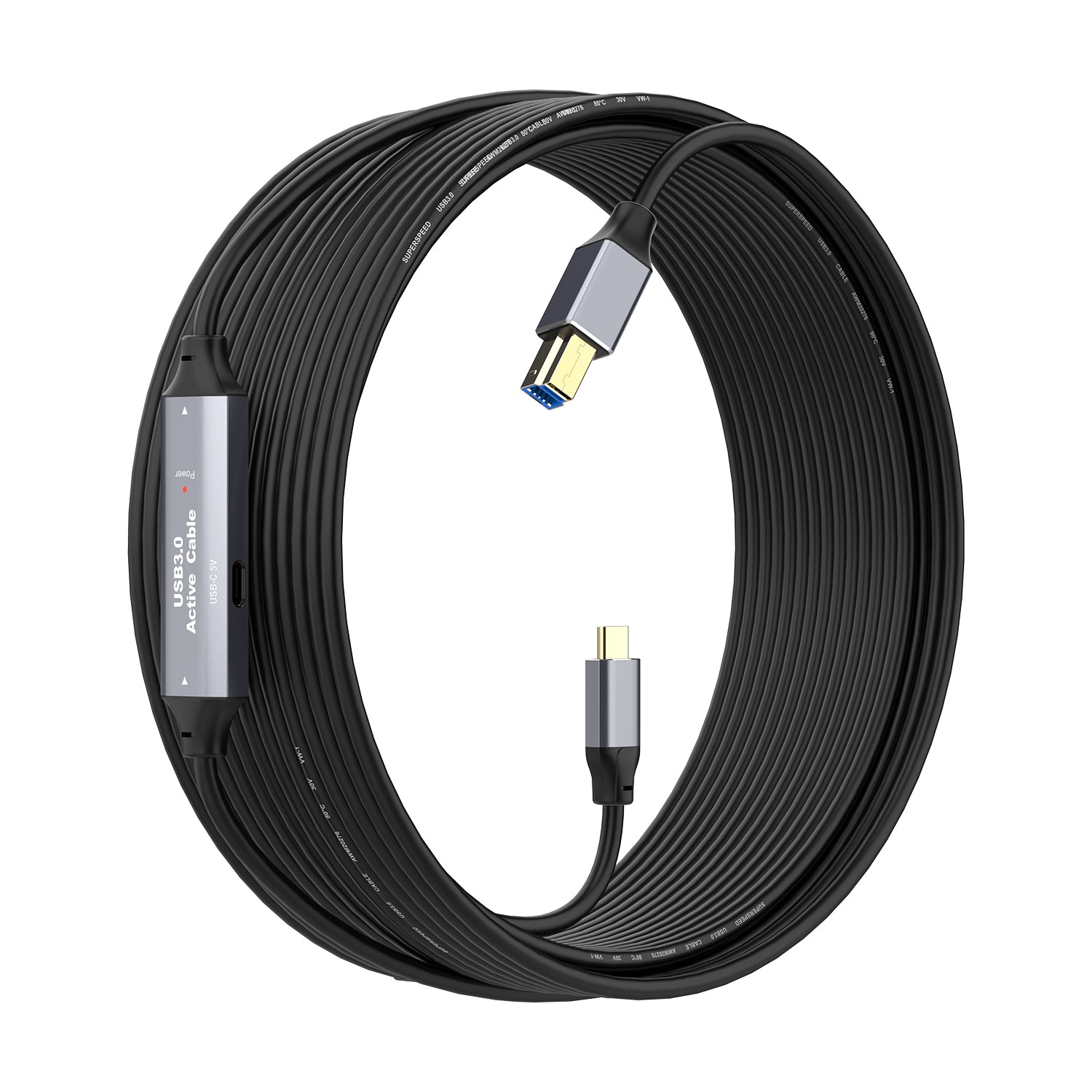 USB C Printer Cabe, USB Type C to Type B Connector for External Hard Drive, Scanner, Hub