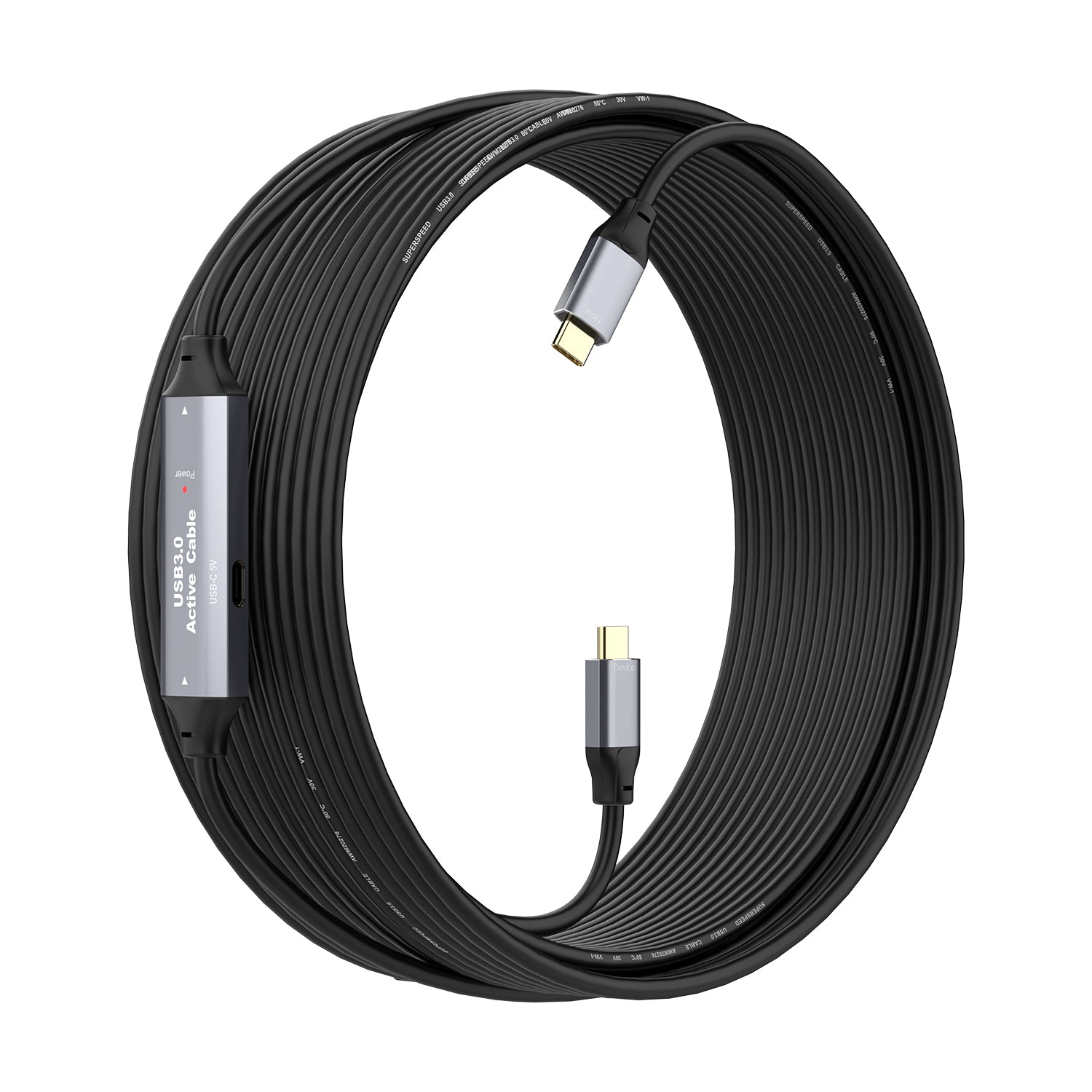 USB C Active Cable, Type C Male to Male Data Charging Cable