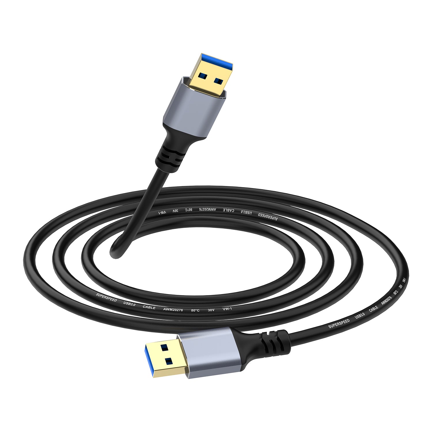 USB Data Cable, USB 3.0 A to A High Speed Transfer Cable 5Gbps