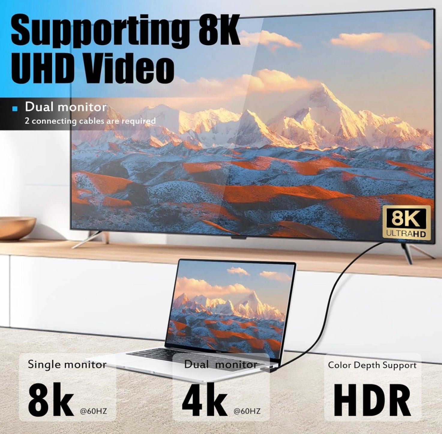 USB 4.0 Type C panel mount extension cable with USB-C female to female connectors supporting 40Gbps and 240W PD