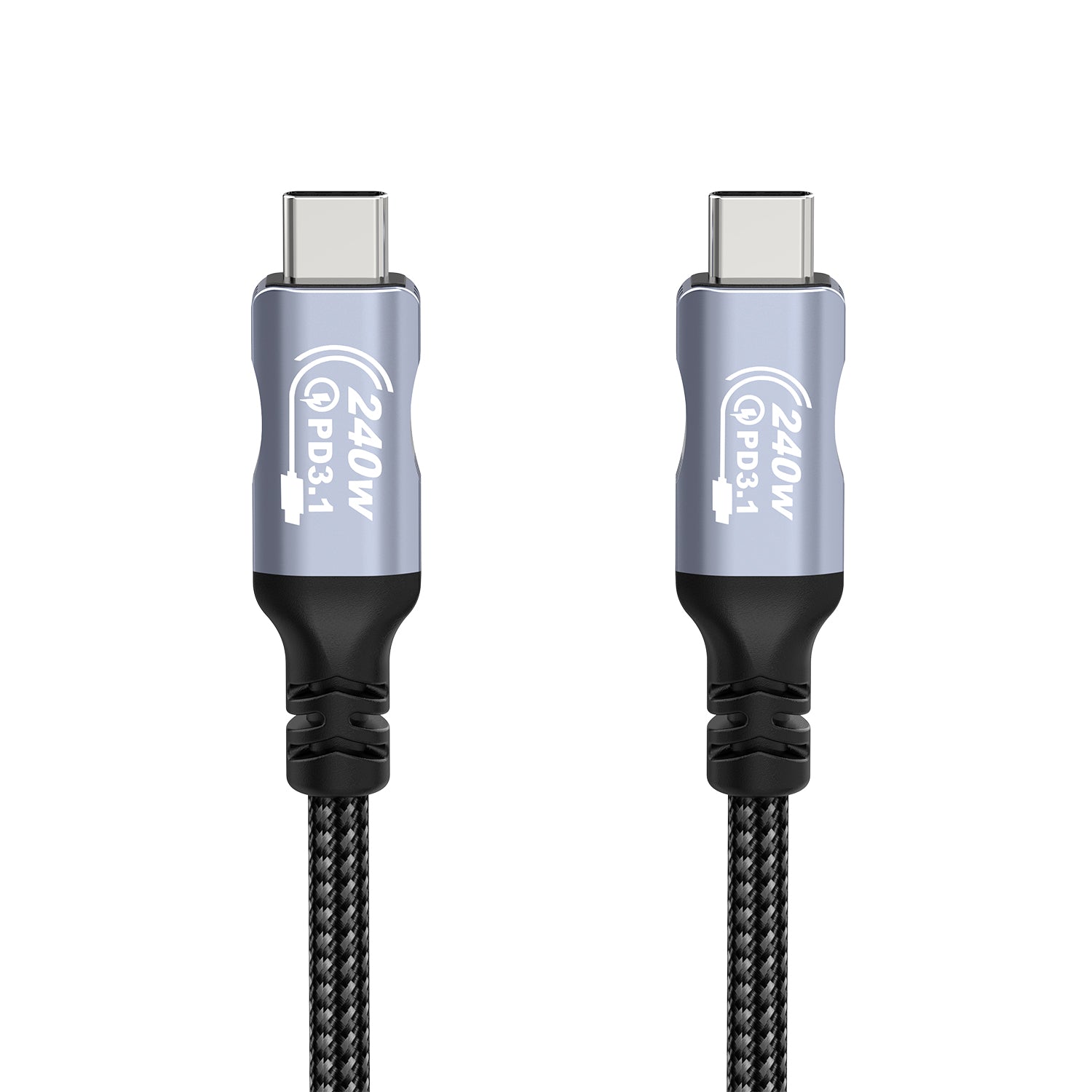 USB-C USB4 Gen male to male data and charging cable with PD 3.1 240W support