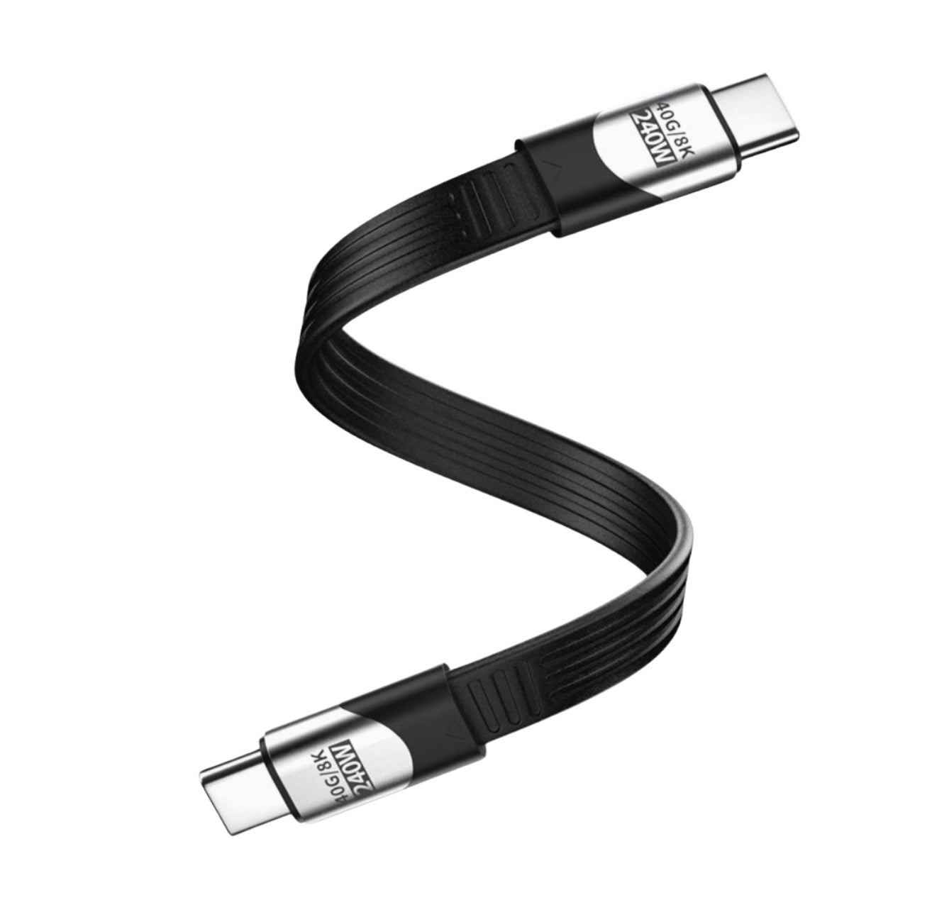 USB4 FPC USB-C to USB-C cable supporting 240W power delivery