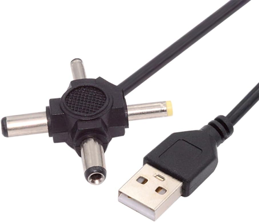 USB to DC barrel connector cable 5V 1.5m