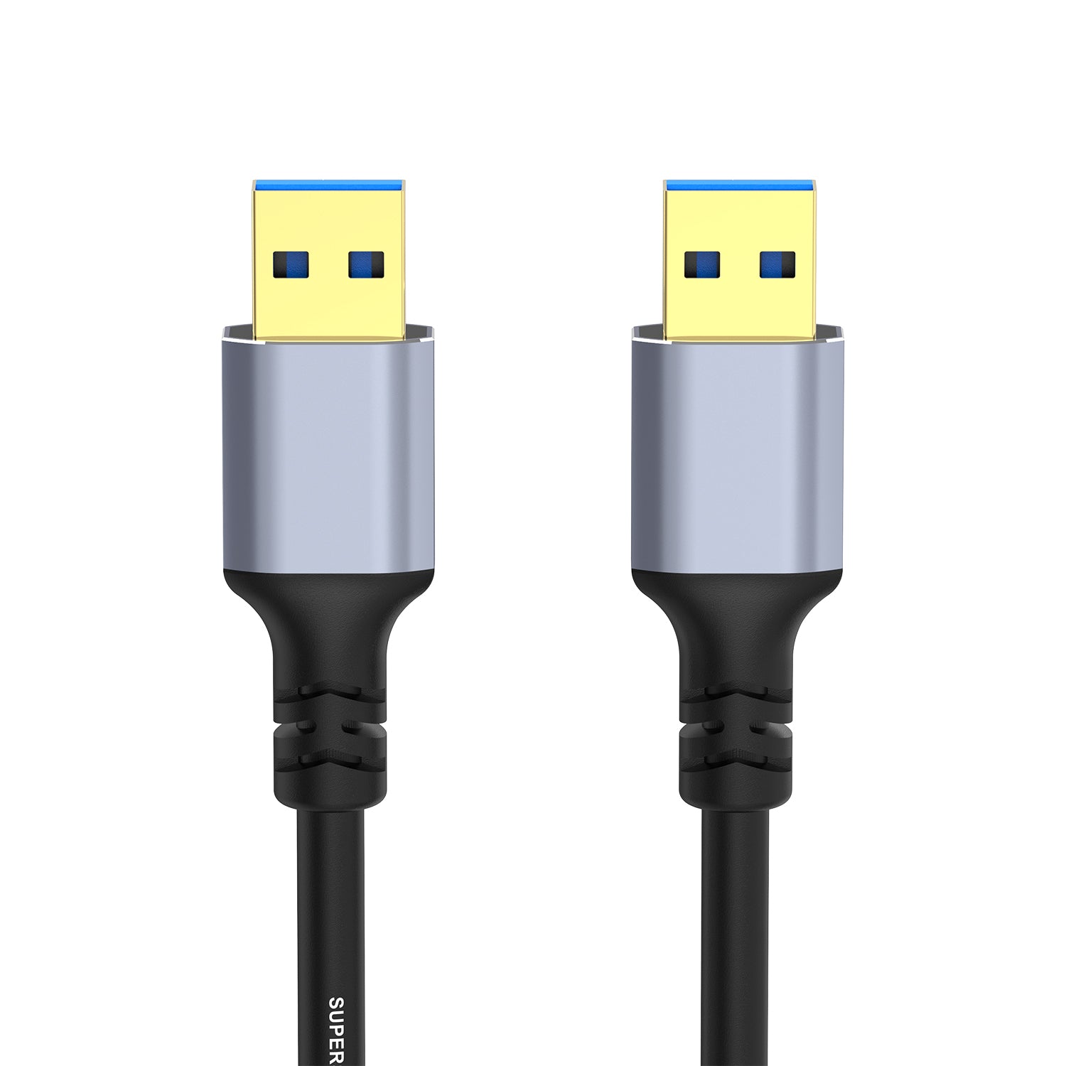 USB 3.0 Type-A to Type-A high-speed data cable supporting 5Gbps transfer