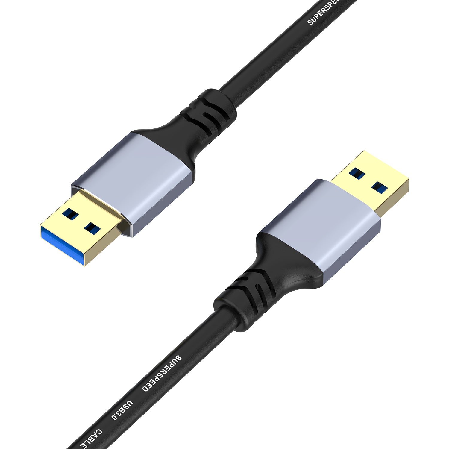 USB 3.0 Type-A to Type-A high-speed data cable supporting 5Gbps transfer