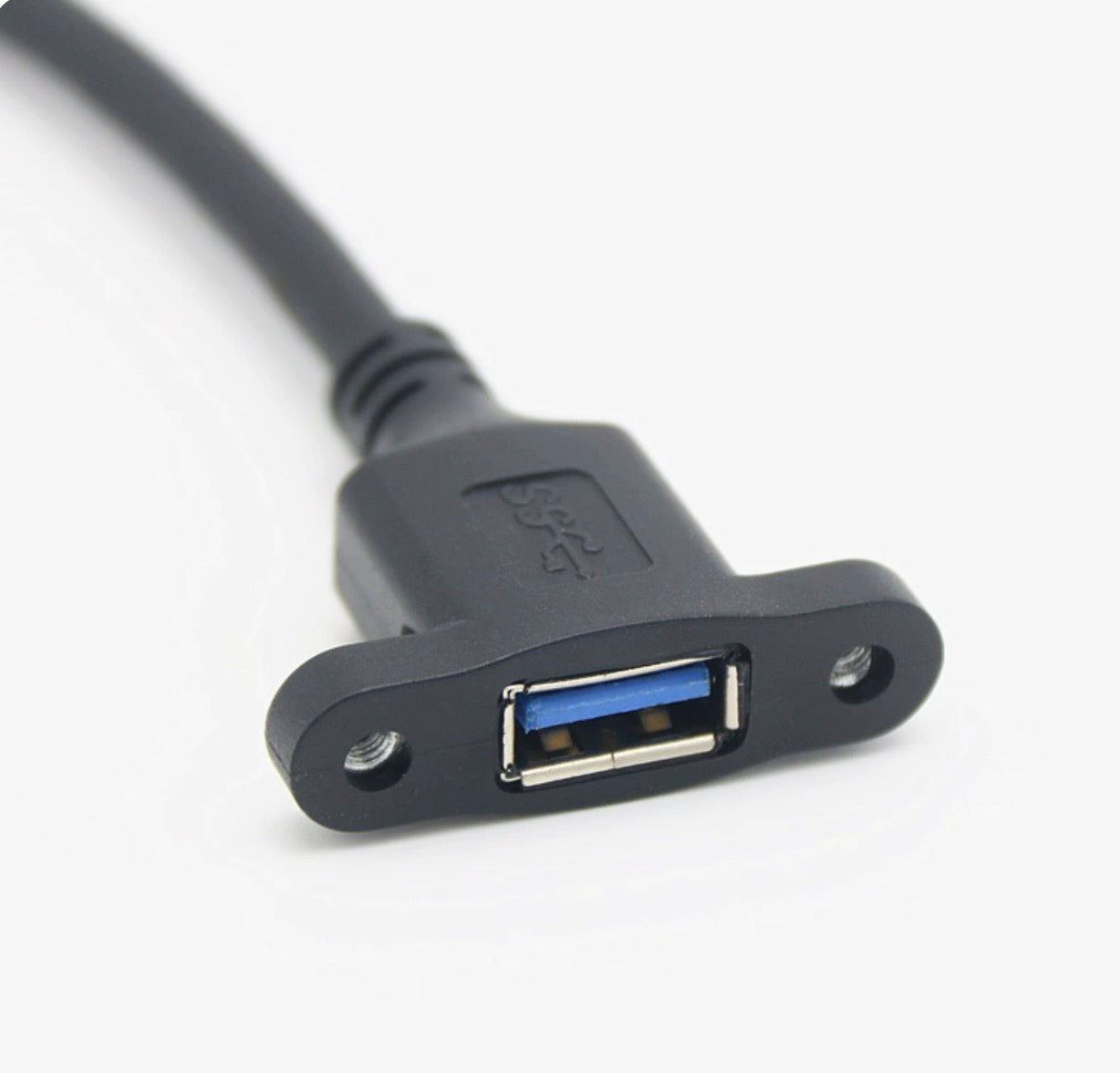 USB 3.0 USB A male to female panel mount extension cable