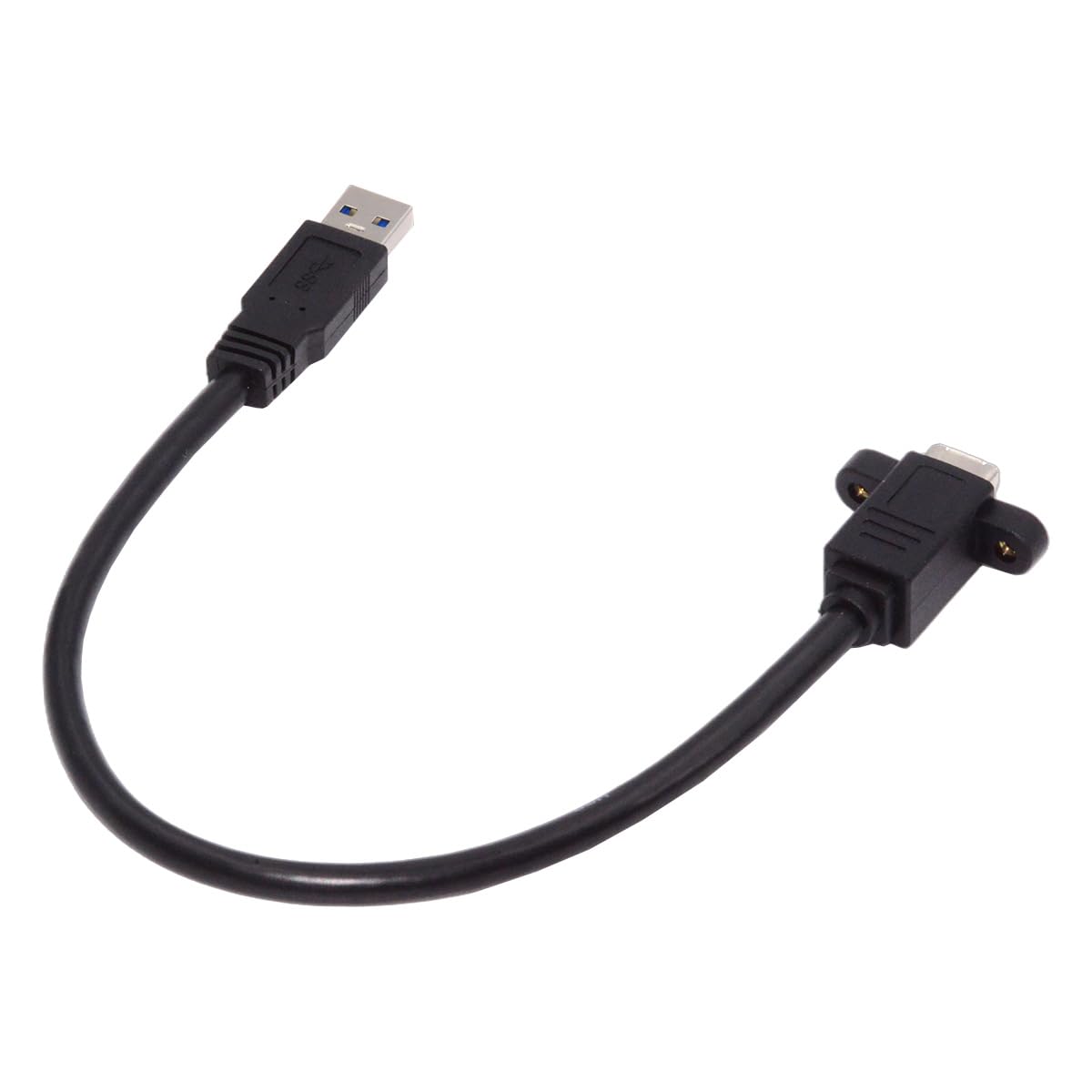 USB 3.0 Type-B Female to Type-A Male Extension Cable | 5Gbps High-Speed Data Cord for SSD, Hard Drive, Camera