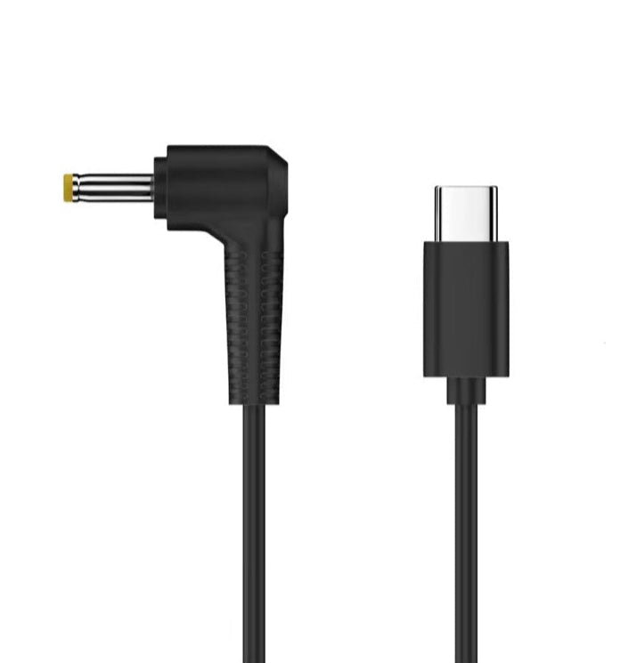 USB C to DC 4.0 x 1.7mm DC4017 power charging cable with right-angle DC barrel plug for router camera TV box