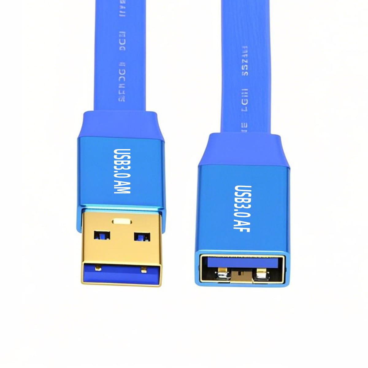 Ultra Flat USB 3.0 Type-A Male to Female Extension Cable | 5Gbps Slim High-Speed Cord for SSD, HDD, Camera