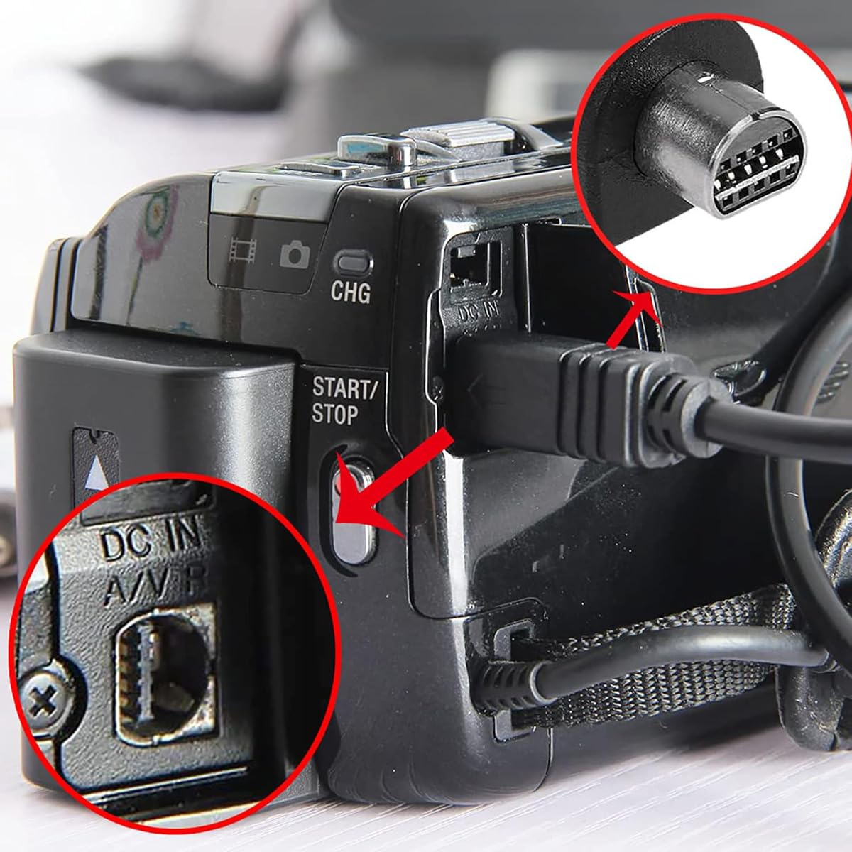 VMC-15FS 10-Pin to USB Data Sync Cable for Sony HandyCam DCR-SX85/SX85E, DCR-SR220/SR220E, DCR-SR290/SR290E