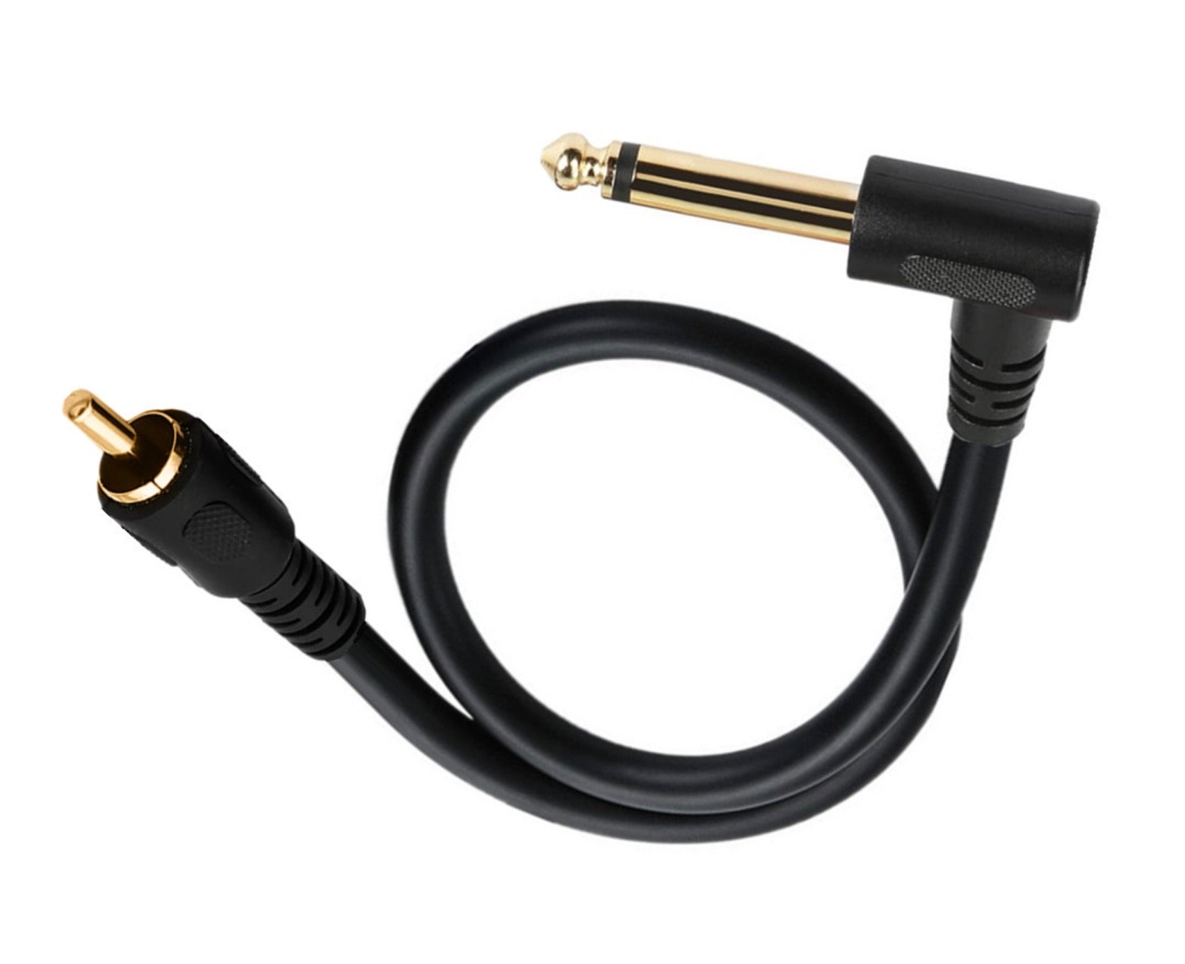 RCA to 1/4" Audio Cable, 6.35mm Mono Plug Male to RCA Male Instruments Connector