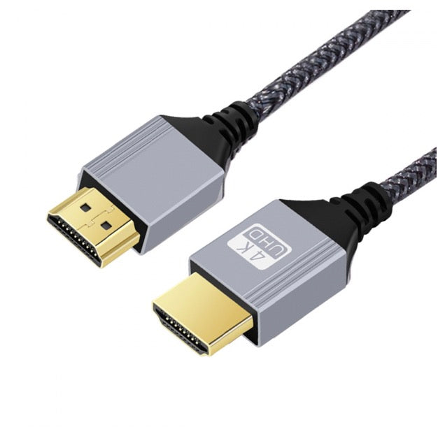 HDMI 2.0 Male to HDMI Male Video Monitor Braided Cable 4K@60Hz