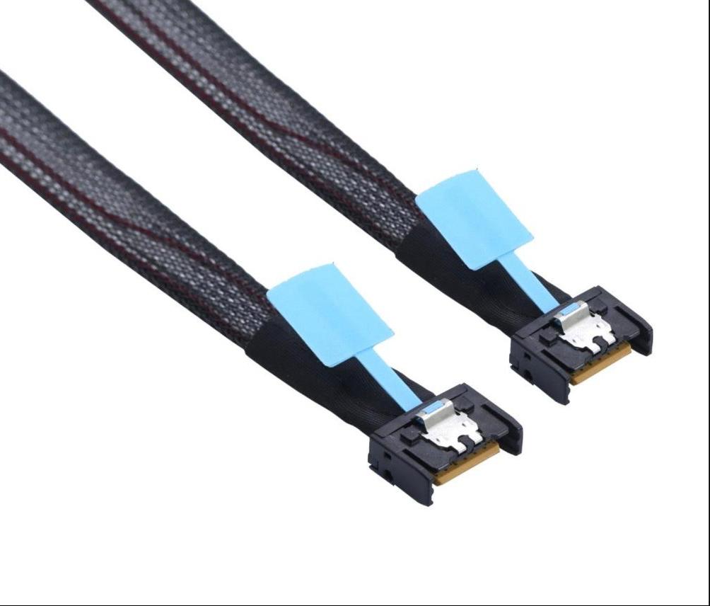 PCI-E 5.0 Mini Cool Edge IO MCIO PCI-E 4i 38Pin to MCIO 4i SFF-TA-1016 Extender Cable | Male to Male