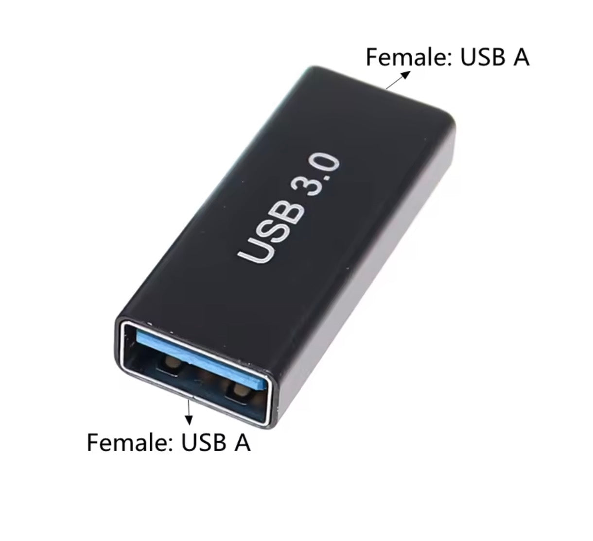 USB 3.0 Coupler, USB A Female to A Female Extension Adapter Gender Changer