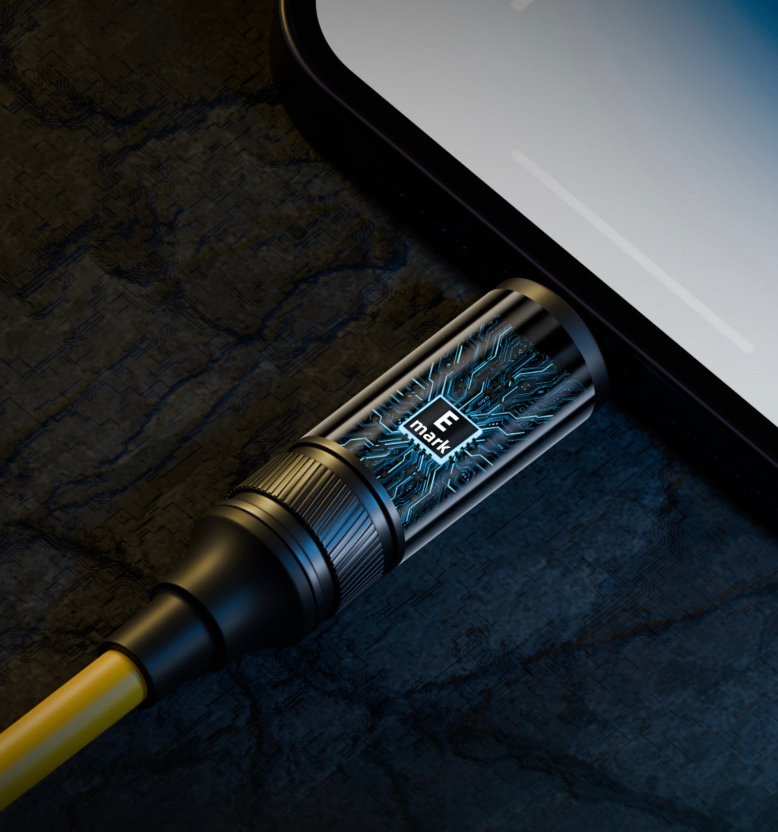 USB C 100W PD Coiled Cable, Male to Male OTG Data Charging Connector | 8K@60Hz 20Gbps