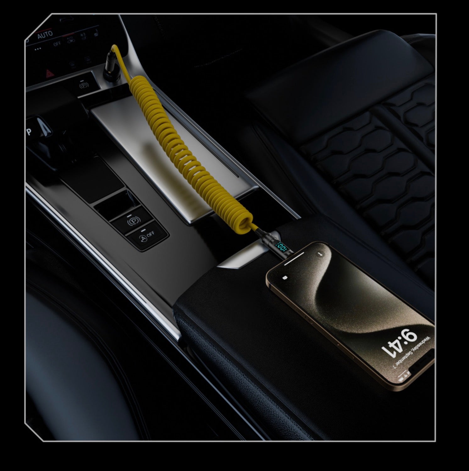 USB C 100W PD Coiled Cable, Male to Male OTG Data Charging Connector | 8K@60Hz 20Gbps