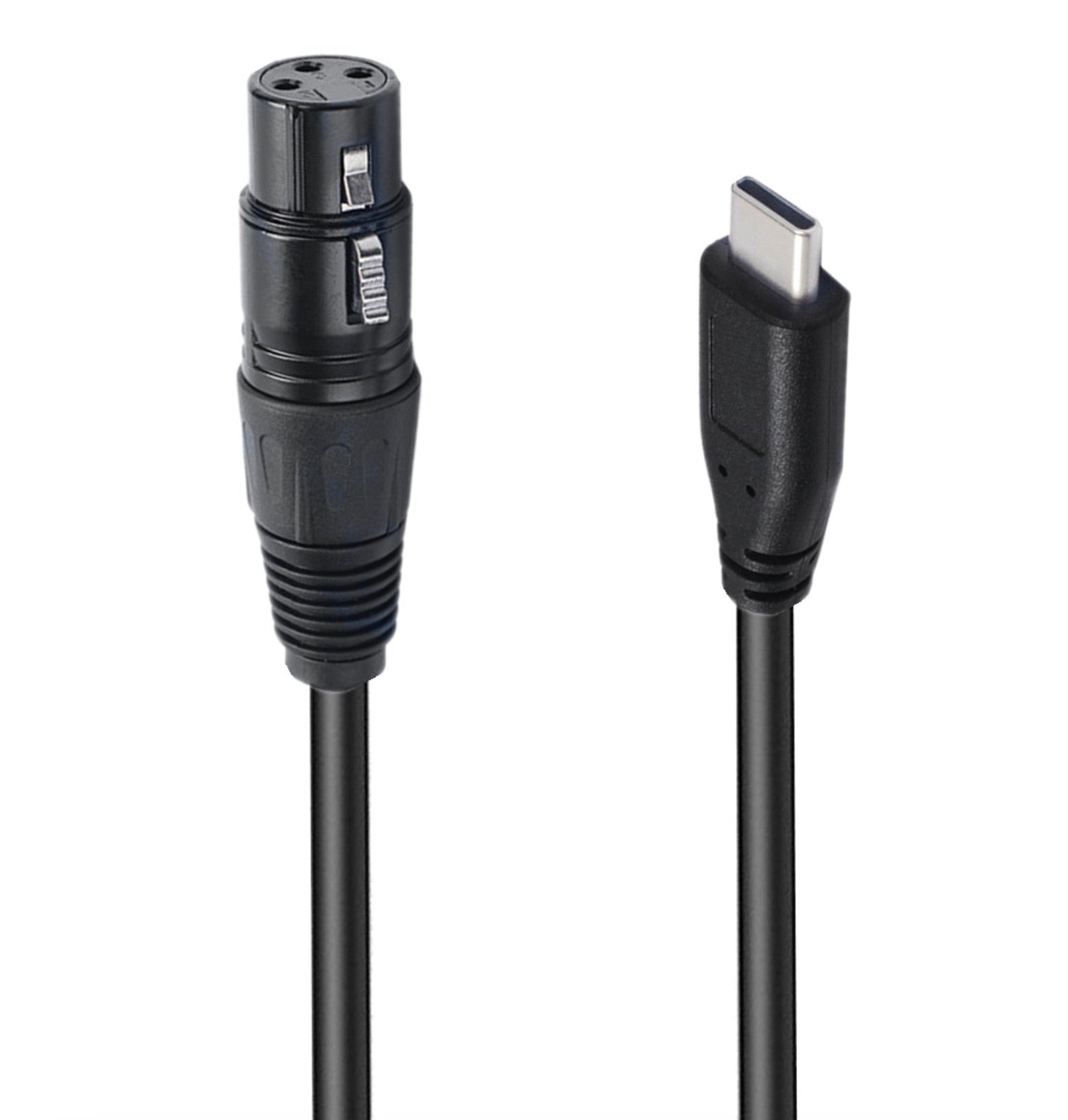 XLR to USB C Microphone Cable, Type C Male to XLR Female Dual Channel Cord Connector