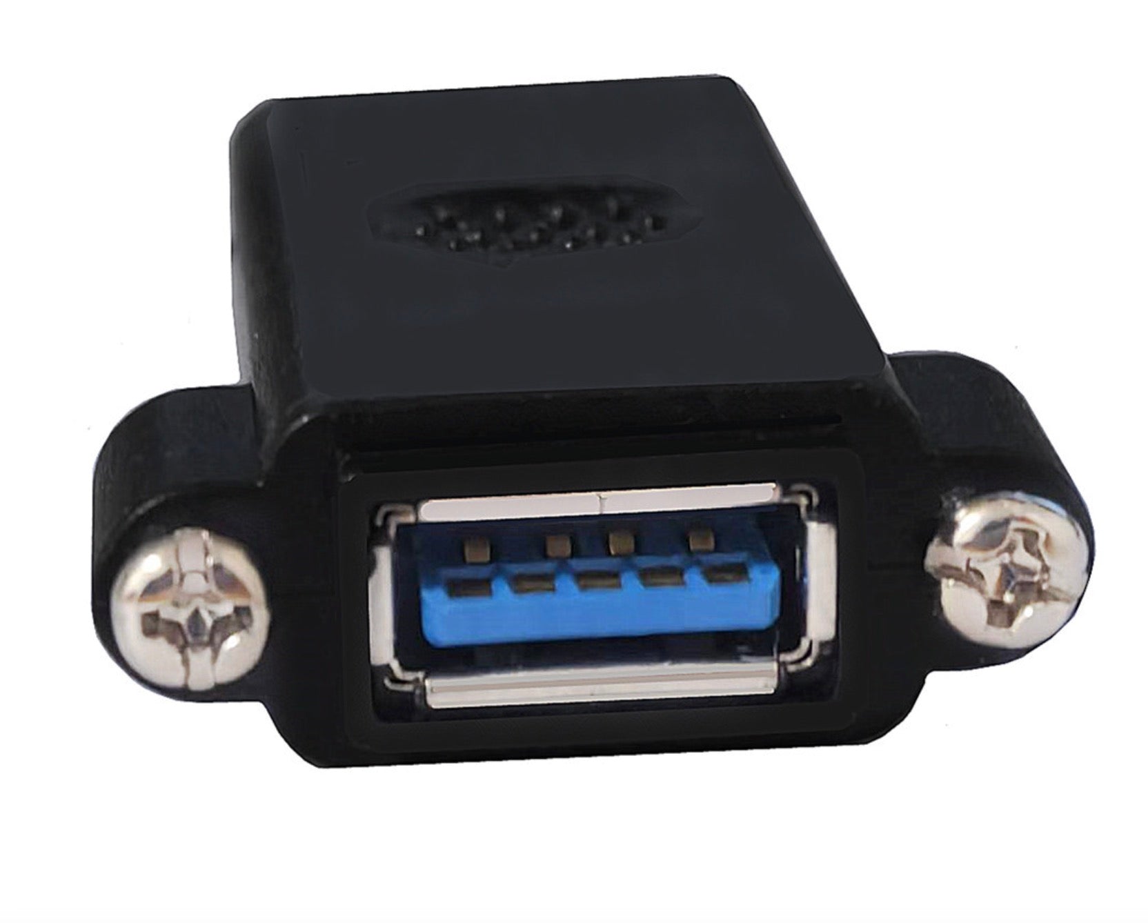 USB 3.0 Screw Mounted Couplers, USB 3 Type A Female to Female Socket Extension Adapter