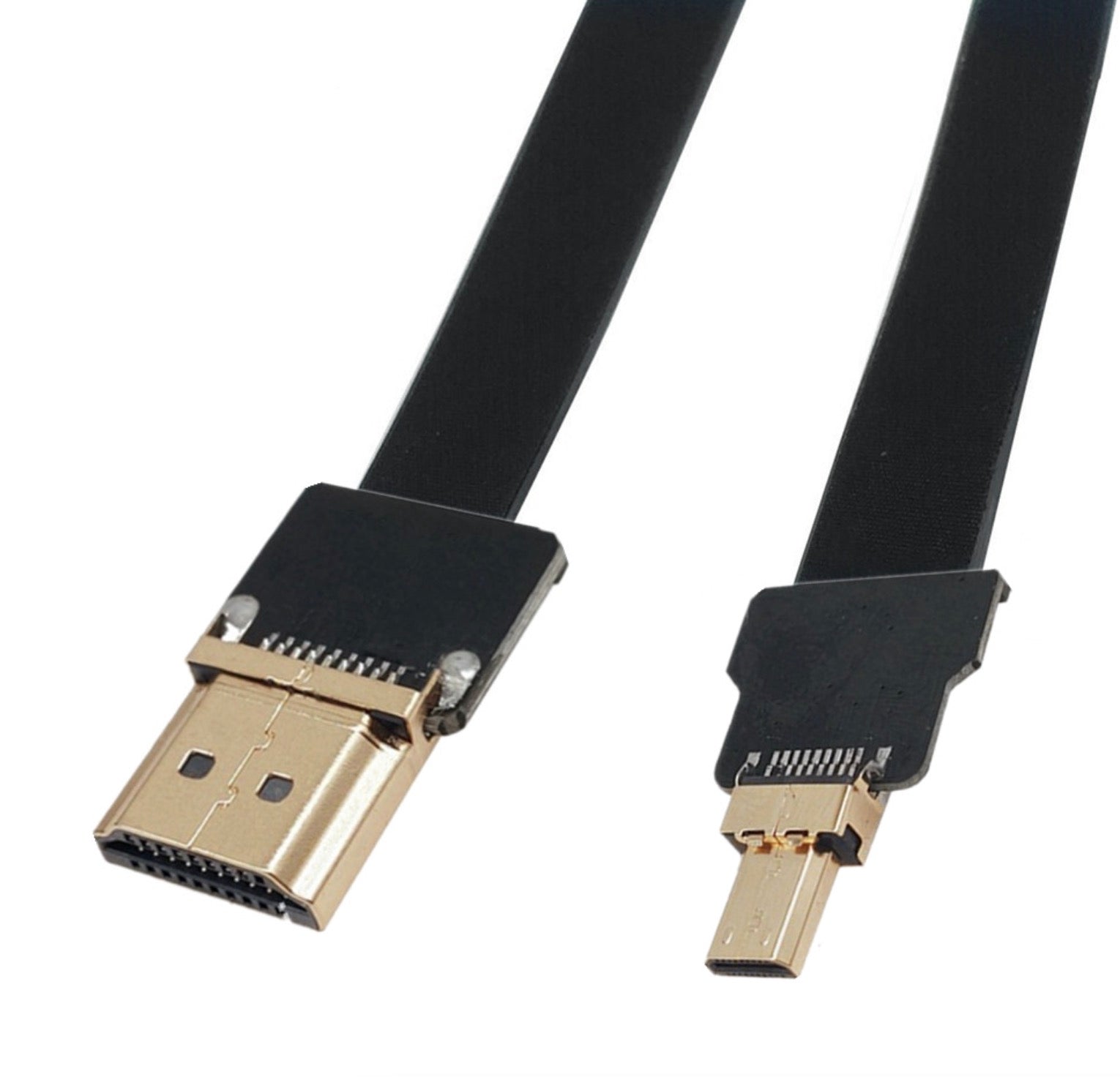 HDMI Male to Micro HDMI Male FPC Flat Cable for FPV HDTV Multicopter Aerial Photography
