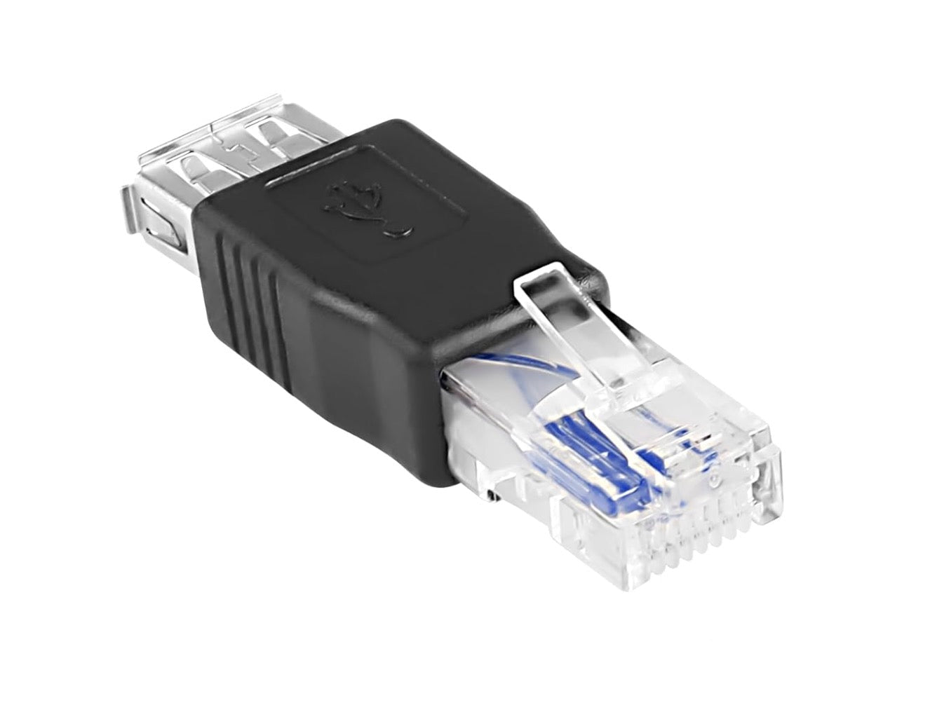 USB to Ethernet Adapter, USB 2.0 Female to RJ45 Ethernet Converter for ADSL Modem, Router, Camera with Network Function