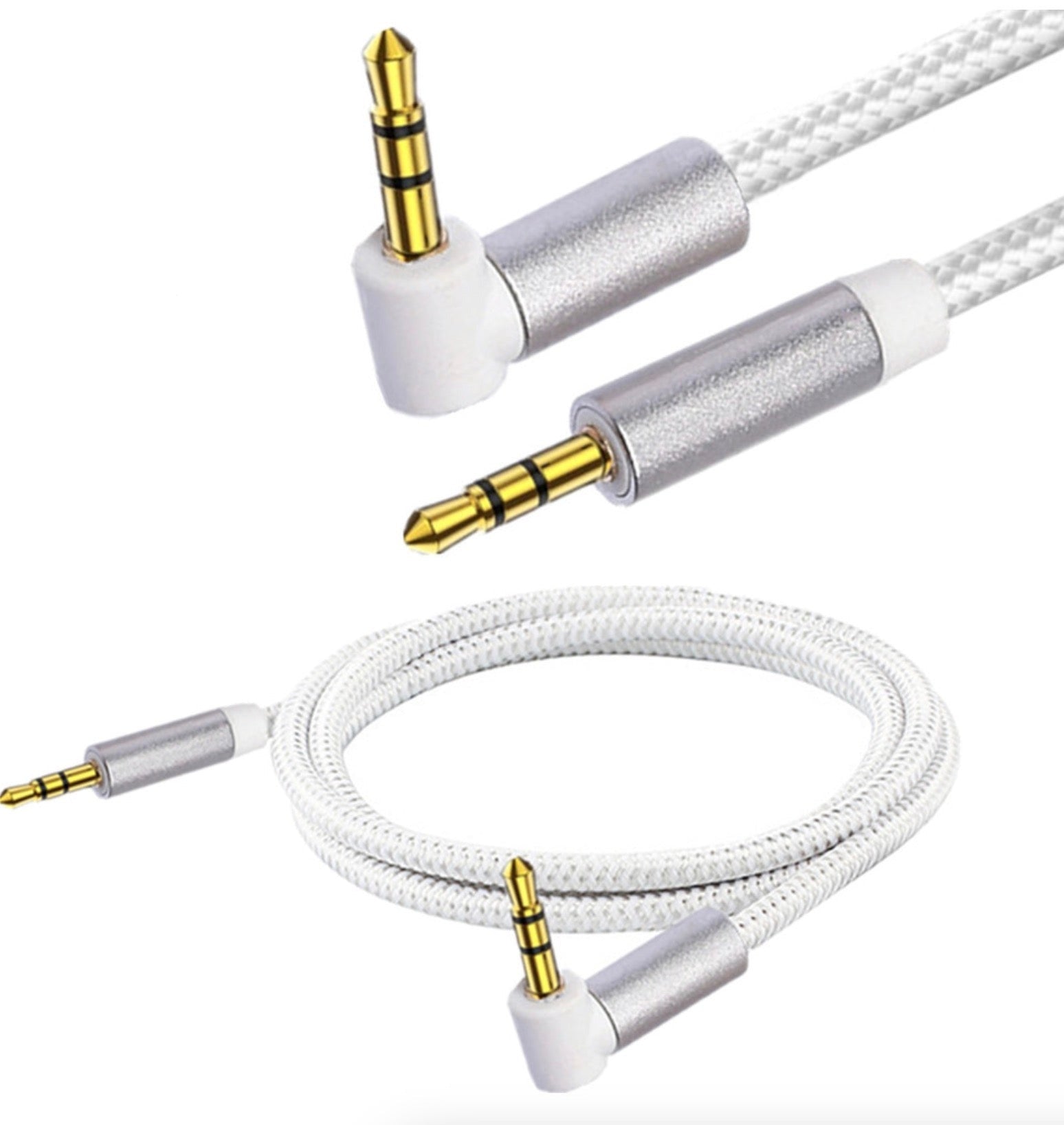 3.5mm TRS Audio Cable | 3.5mm 3Pole to 3.5mm 3Pole Auxiliary Cable | Compatible with Headphone,Tablet, Speaker