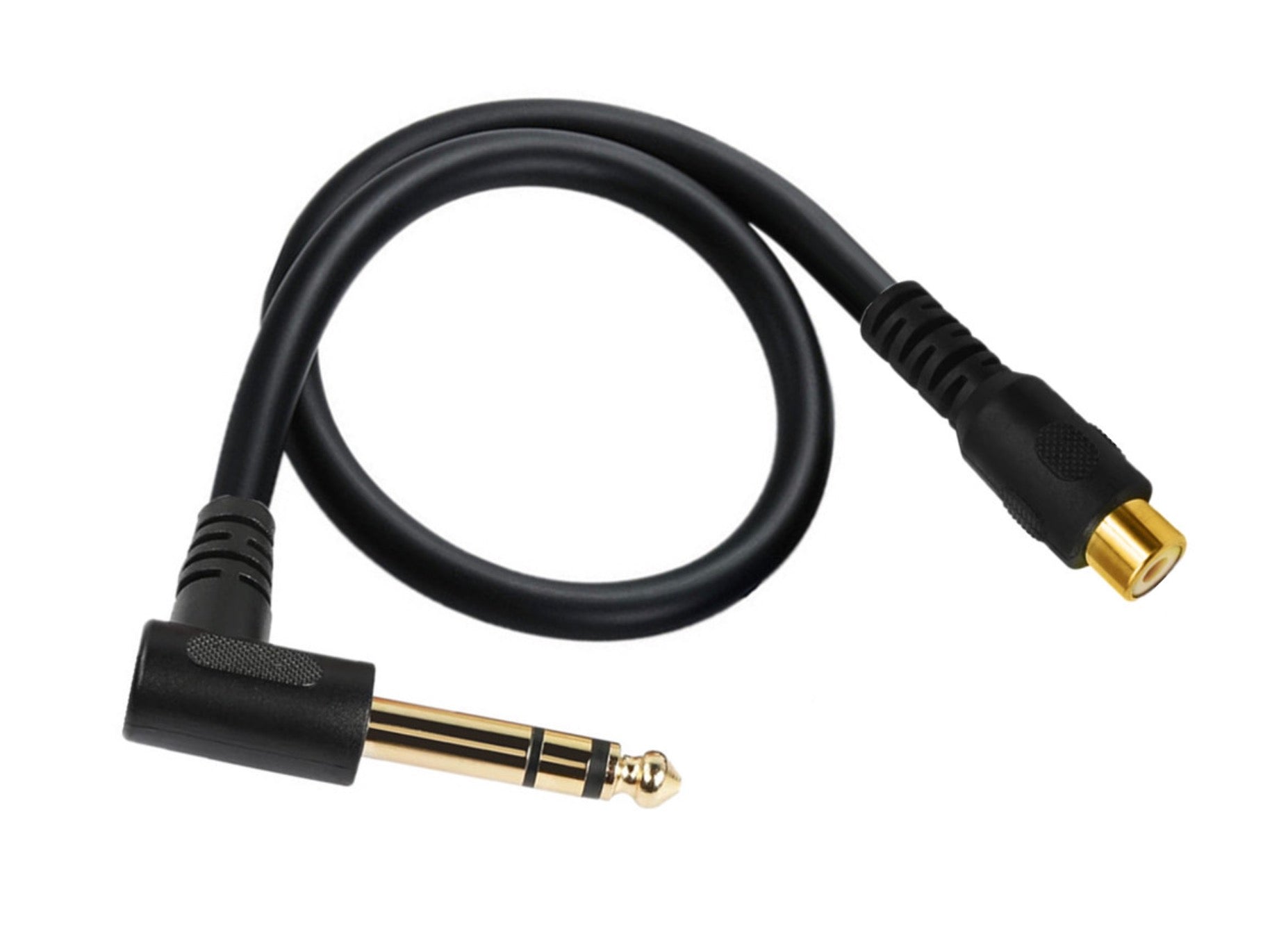 RCA to 1/4" Audio Cable, 6.35mm 1/4 Male Plug Male to Phono Socket Instrument Connector