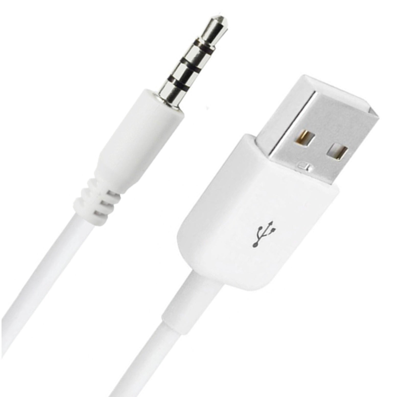 USB 2.0 A to 3.5mm 4 Pole Charging Cable for MP3 MP4 Voice Recorder Speaker