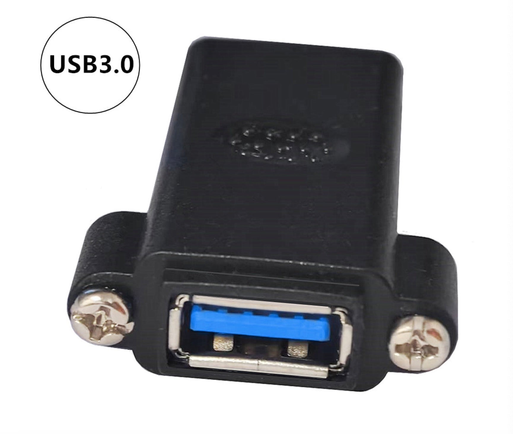 USB 3.0 Screw Mounted Couplers, USB 3 Type A Female to Female Socket Extension Adapter