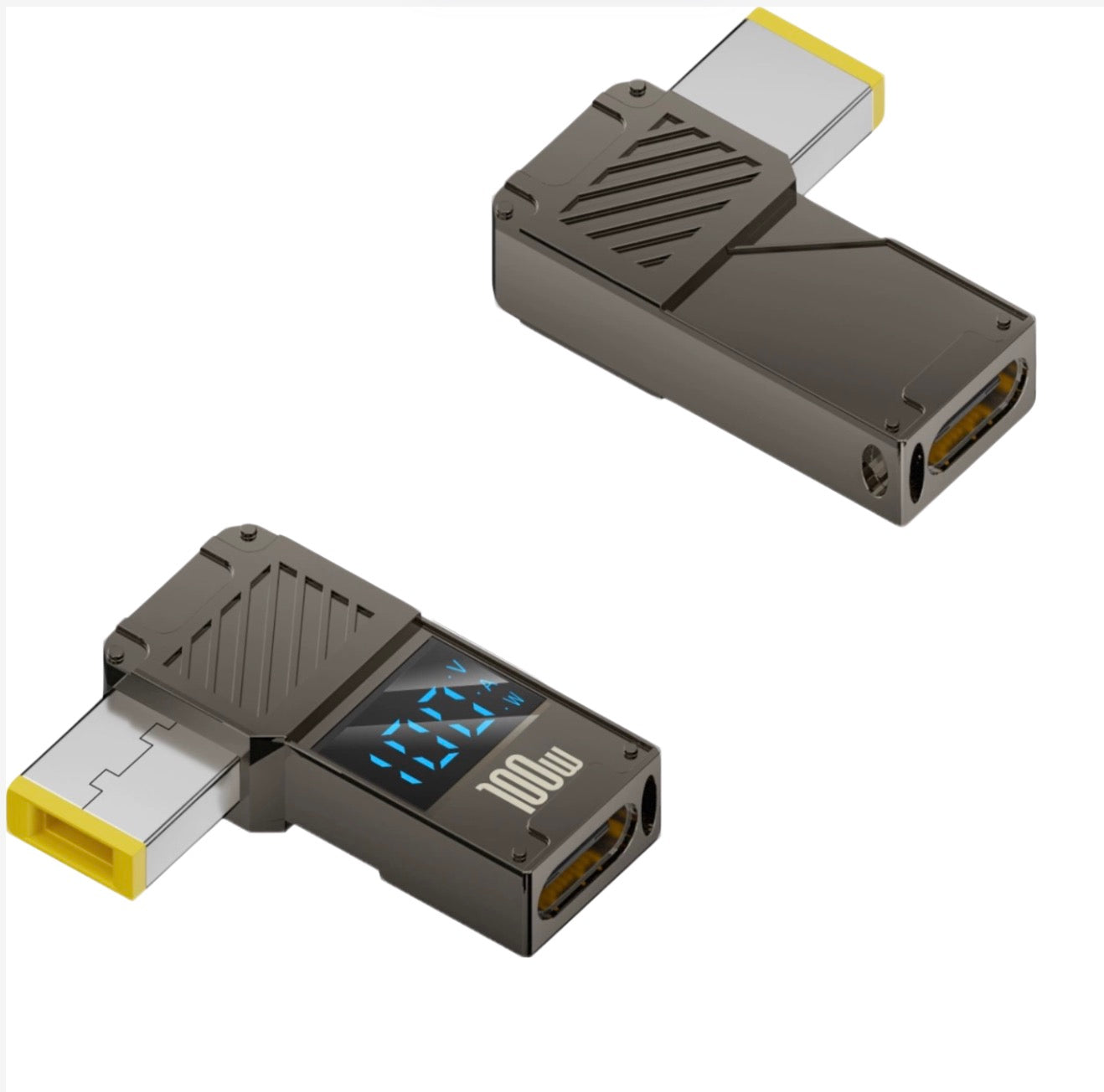 USB C to Slim Tip Adapter, Type C to Rectangular Port PD Charging Converter for Lenovo Rectangular Port Laptop