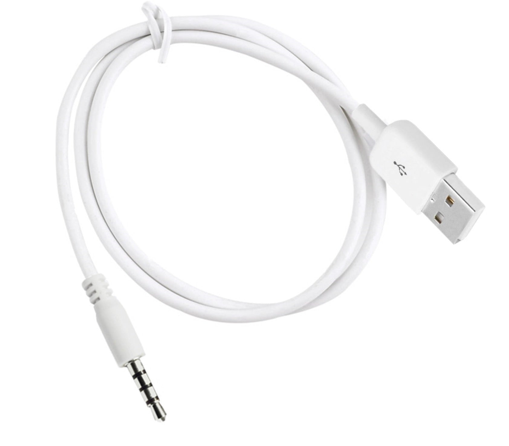 USB 2.0 A to 3.5mm 4 Pole Charging Cable for MP3 MP4 Voice Recorder Speaker